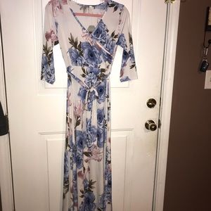 Pink Blush Maternity Maxi Dress